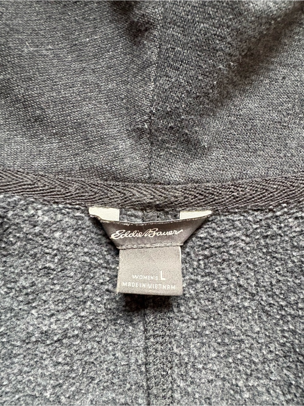 Eddie Bauer Cozy Shawl Collar Open Front Cocoon Cardigan- size L - Picture 4 of 7